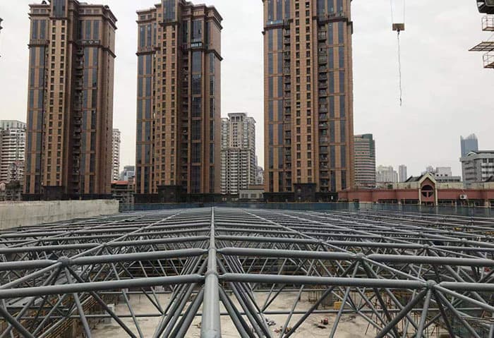 昌平螺栓球网架结构